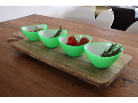 Linden Berg Set de saladier, 0,5 litres, set de 4, vert