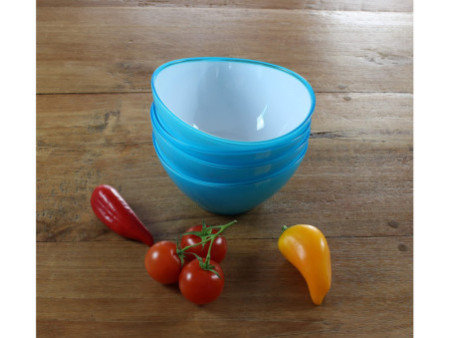 Linden Berg Set de saladier, 0,5 Litres, set de 4, bleu