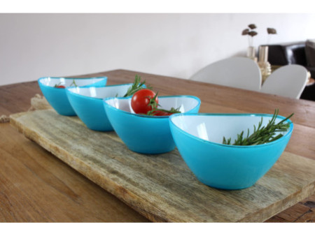 Linden Berg Set de saladier, 0,5 Litres, set de 4, bleu