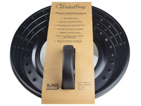 Linden Berg Couvercle anti-projections, rond, anthracite