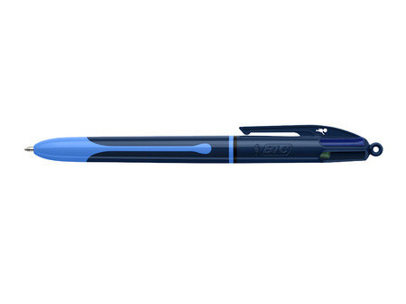 BIC Stylo à bille rétractable 4 Colours Smooth Drop, S