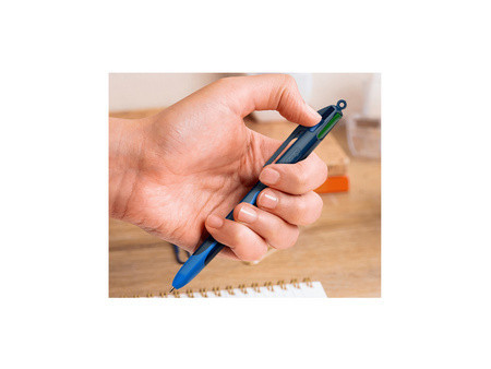 BIC Stylo à bille 4 Colours Smooth Drop, S, présentoir de 30