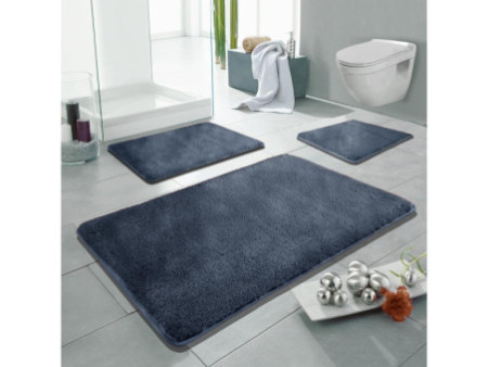 Linden Berg Tapis de bain, 600 x 1.000 mm, bleu jean