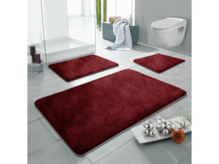 Linden Berg Tapis de bain, 500 x 550 mm, bordeaux