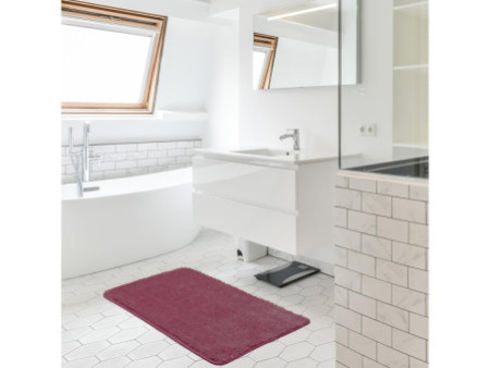 Linden Berg Tapis de bain, 500 x 550 mm, bordeaux