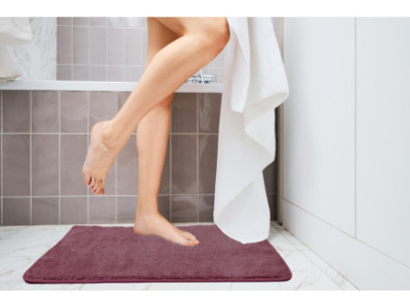 Linden Berg Tapis de bain, 600 x 1.000 mm, bordeaux