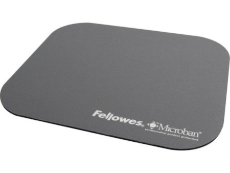 Fellowes tapis de souris Micoroban, en néoprène, argent