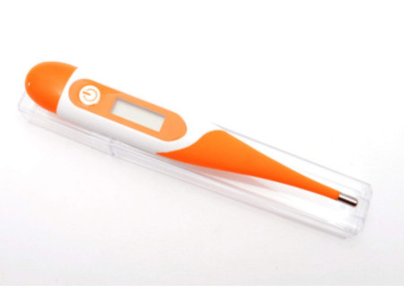 HARO Thermomètre, pointe flexible, blanc/orange
