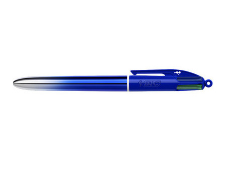 BIC Stylo à bille 4 Colours Smooth Gradient, présentoir