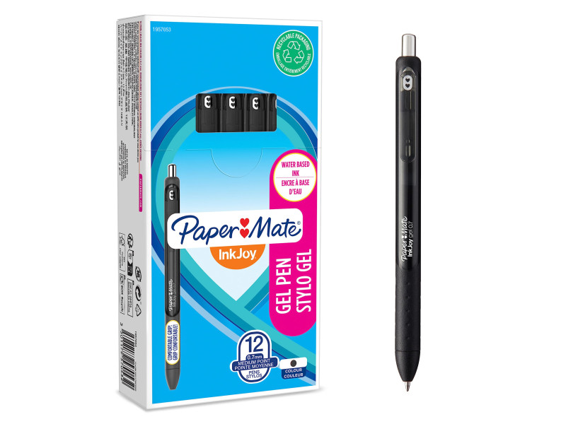 Paper:Mate Stylo encre gel Inkjoy Gel, noir