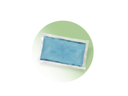 HARO Compresse chaud/froid, 85 x 130 mm, bleu