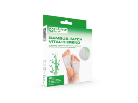 HARO Patch à base de bambou, plante des pieds, blanc