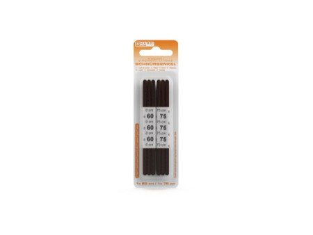 HARO Lacets Standard, rond, 600/750 mm, marron foncé