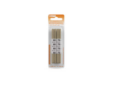HARO Lacets Standard, rond, 600/750 mm, marron clair