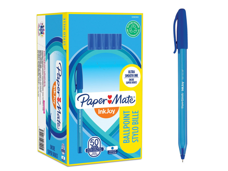 Paper:Mate Stylo à bille InkJoy 100 FINE, bleu