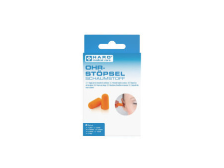 HARO Bouchon d'oreille en mousse, orange
