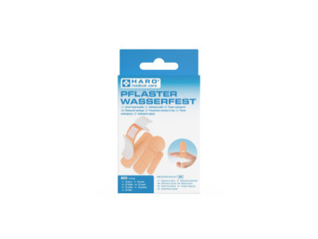 HARO Pansement imperméable, beige, pack de 20