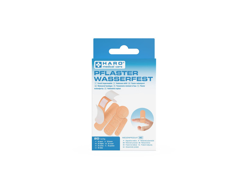 HARO Pansement imperméable, beige, pack de 20