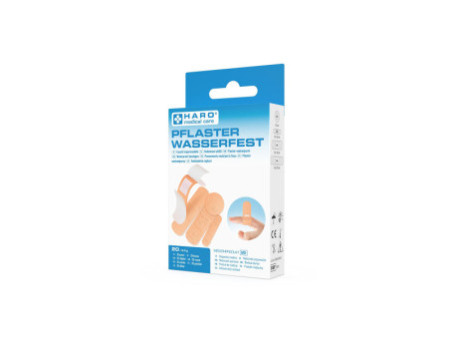 HARO Pansement imperméable, beige, pack de 20