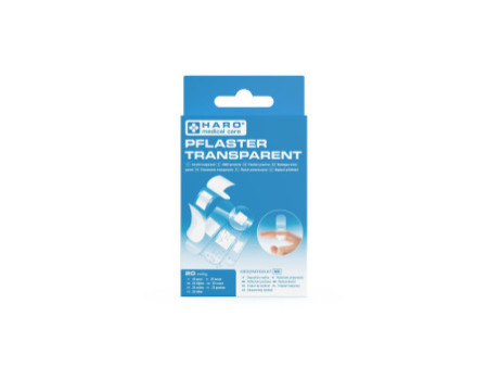 HARO Pansement transparent, hydrophobe, pack de 20