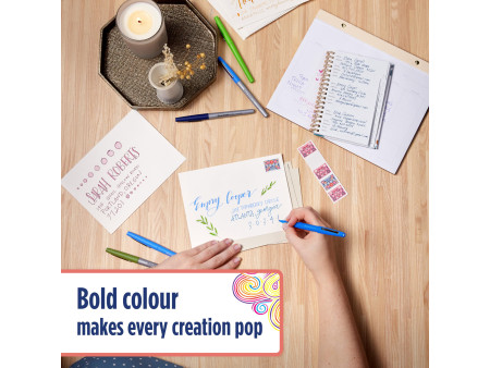 Paper:Mate Stylo feutre Flair Original, Value Pack, bleu