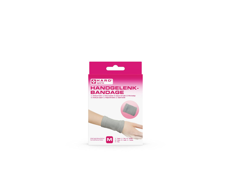 HARO Bandage sportif 'Poignet', taille: M, gris