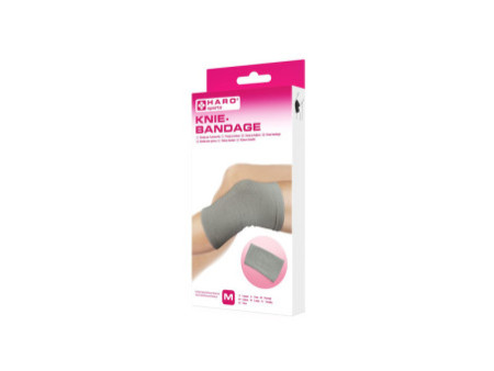 HARO Bandage sportif 'Genou', taille: M, gris
