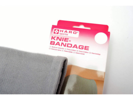 HARO Bandage sportif 'Genou', taille: L, gris