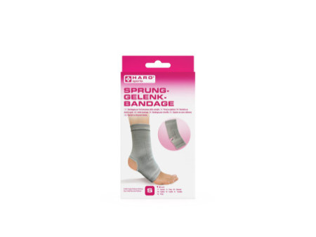 HARO Bandage sportif 'Cheville', taille: S, gris