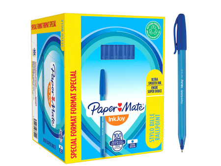 Paper:Mate Stylo à bille InkJoy 100, Value pack, bleu