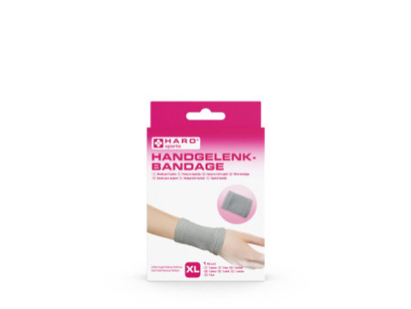 HARO Bandage sportif 'Poignet', taille: XL, gris