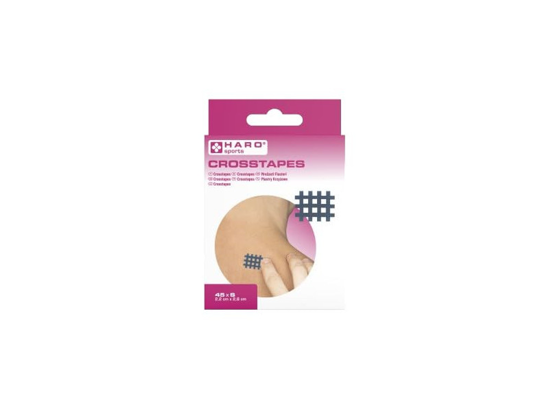 HARO Crosstape/pansement grillagé, taille: S, bleu