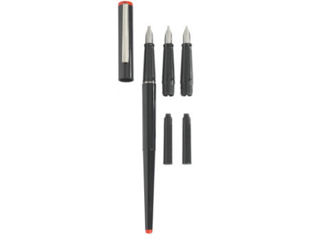 herlitz Kit de calligraphie, 5 pièces, noir