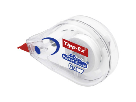 Tipp-Ex Roller correcteur Mini Pocket Mouse, 5 mm x 6 m, 2+1