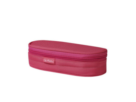 herlitz Trousse, en nylon, assorti en 3 couleurs