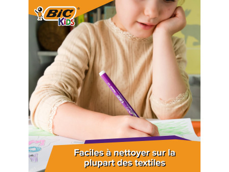 BIC KIDS Feutre Kid Couleur medium, étui en carton de 36