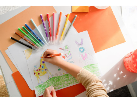 BIC KIDS Feutre Kid Couleur medium, étui en carton de 36