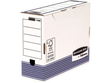 Fellowes BANKERS BOX SYSTEM caisse d'archivage, bleu,