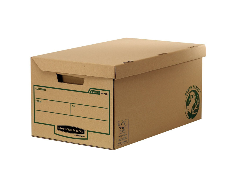 Fellowes BANKERS BOX EARTH caisse d'archivage avec couvercle