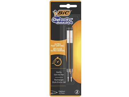 BIC Recharge pour stylo Intensity Quick Dry, S, noir