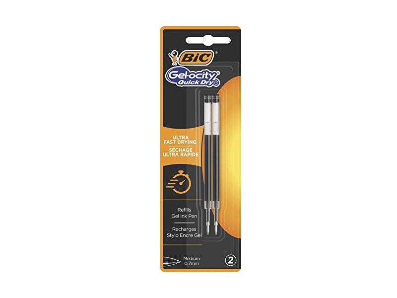 BIC Recharge pour stylo Intensity Quick Dry, S, noir