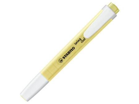 STABILO Surligneur swing cool Pastel Edition, crème de jaune