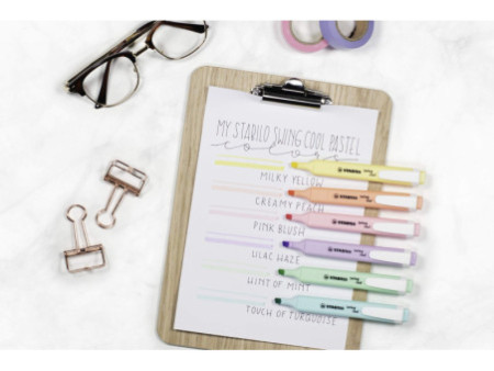 STABILO Surligneur swing cool Pastel Edition, teint de pêche
