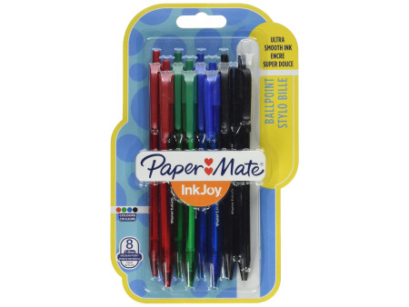 Paper:Mate Stylo à bille InkJoy 100 RT, blister de 8