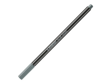 STABILO Stylo feutre Pen 68 metallic, argent