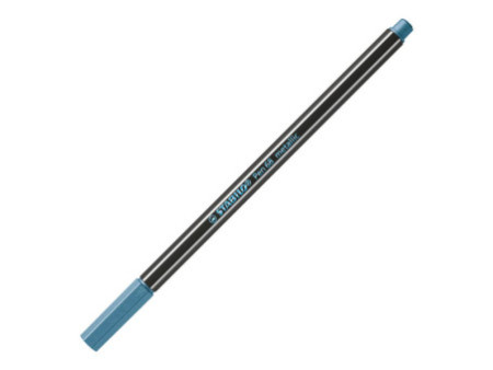 STABILO Stylo feutre Pen 68 metallic, bleu métallisé