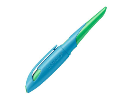 STABILO Stylo plume EASYbirdy R, droitiers, bleu/vert
