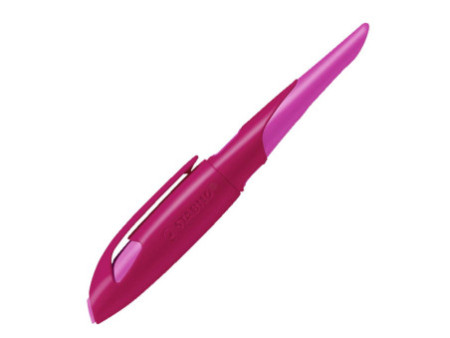 STABILO Stylo plume EASYbirdy R, droitiers, framboise/rose