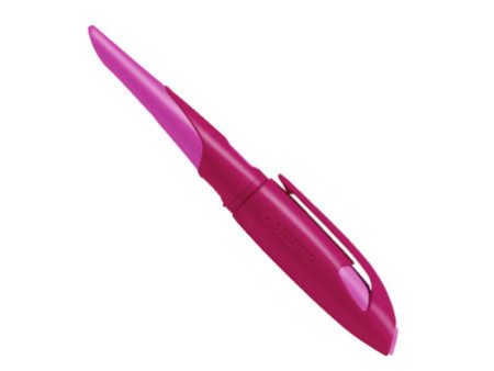 STABILO Stylo plume EASYbirdy L, gauchers, framboise/rose