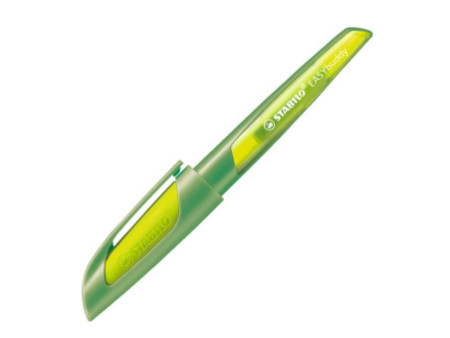 STABILO Stylo plume EASYbuddy M, droitiers, citron/vert